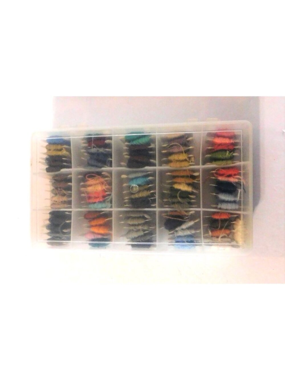 Assorted Embroidery Thread Kit Organizer Box 80+ Color Floss Sewing Cross Stitch - Picture 2 of 6